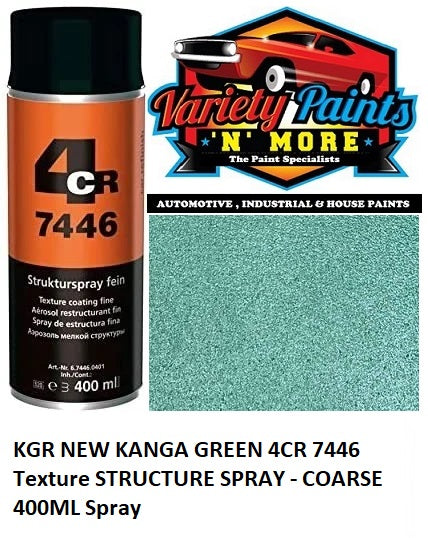 KGN NEW KANGA GREEN 4CR 7446 Texture STRUCTURE SPRAY - COARSE 400ML Spray