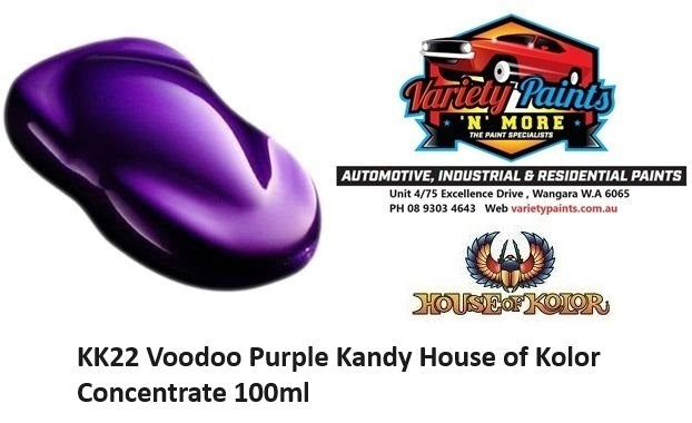 KK22 Voodoo Purple Kandy House of Kolor Concentrate 100ML