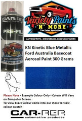 KN Kinetic Blue Metallic Ford Australia Basecoat Aerosol Paint 300 Grams