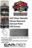 KV2 Silver Metallic Nissan Basecoat Aerosol Paint 300 Grams 