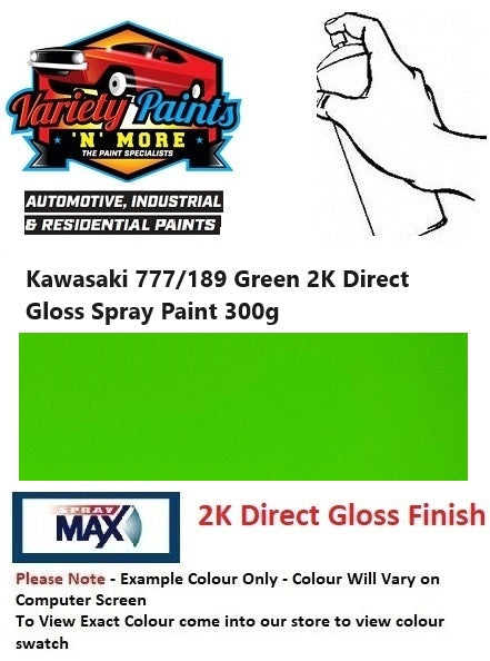 Kawasaki 777/189 Green 2K Spray Paint 300g 1IS 30A