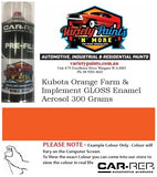 Kubota Orange Farm & Implement GLOSS Enamel Aerosol 300 Grams