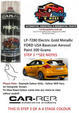 LP-7280 Electric Gold Metallic FORD USA Basecoat Aerosol Paint 300 Grams STEP 3 
