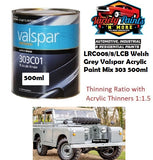 LRC008/8/LCB Welsh Grey Valspar Acrylic Paint Mix 303 500ml