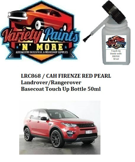 LRC868 / CAH FIRENZE RED PEARL Landrover/Rangerover Basecoat Touch Up Bottle 50ml