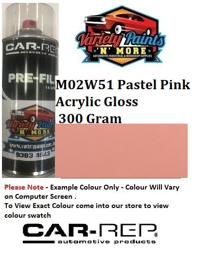 M02W51 Pastel Pink Acrylic Gloss 300 Gram 1IS MS SHELF