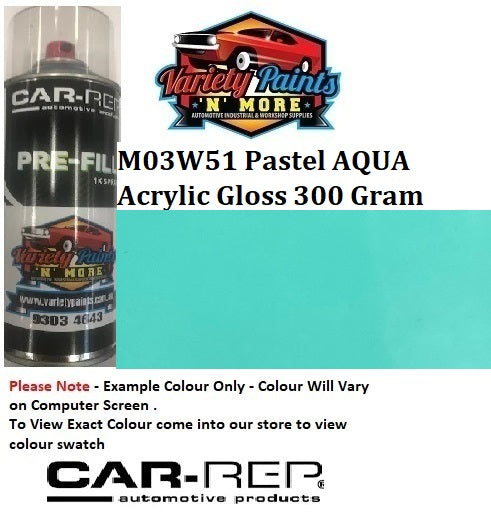M03W51 Pastel AQUA Acrylic Gloss 300 Gram