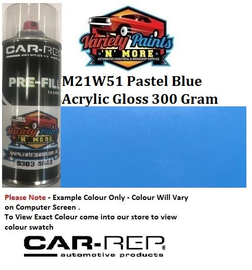 M21W51 Pastel Blue Acrylic Gloss 300 Gram