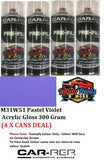 M31W51 Pastel Violet Acrylic Gloss 300 Gram (4 x cans deal)