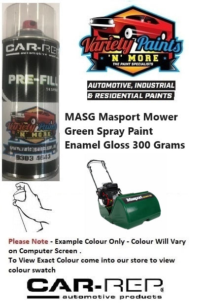 MASG Masport Mower Green Spray Paint Enamel Gloss 300 Grams