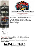 MERWHT Mercedes Truck White Gloss Enamel Spray Paint 300g 10IS B4