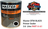 Master DTM BLACK Primer Sealer 4:1 3.6 Litre WET ON WET