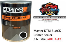 Master DTM BLACK Primer Sealer 4:1 3.6 Litre WET ON WET