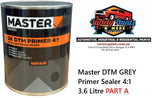 Master DTM GREY Primer Sealer 4:1 3.6 Litr PART A WET ON WET