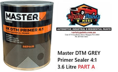 Master DTM GREY Primer Sealer 4:1 3.6 Litr PART A WET ON WET