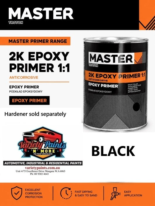 Master BLACK Epoxy Primer 1:1 1Lt PART A