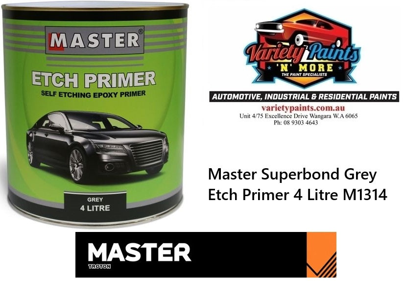 Master Superbond Grey Etch Primer 4 Litre