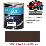 Mission Brown MATT 13589 Powdercoat 250ml TIN