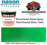 Mowmaster Green Spray Paint Enamel Gloss 1 litre
