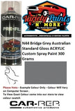 N44 Bridge Grey Australian Standard GLOSS ACRYLIC Custom Spray Paint 300 Grams