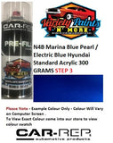 N4B Marina Blue Pearl / Electric Blue Hyundai Standard Acrylic 300 GRAMS STEP 3 **SEE NOTES
