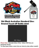 N61 Black Australian Standard Gloss Enamel Touch UP Bottle 50ml