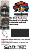 N61 Black Australian Standard Satin Acrylic Custom Spray Paint 300 Grams