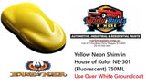 Yellow Neon Shimrin  House of Kolor NE-501 (Fluorescent) 750ML