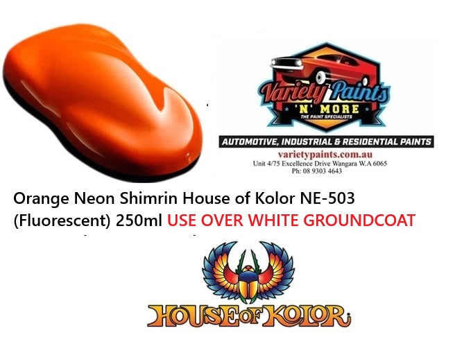 Orange Neon Shimrin House of Kolor NE-503 (Fluorescent) 250ml