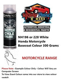 NH196 or 228 White Honda Motorcycle Basecoat Colour 300 Grams