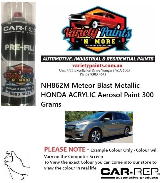 NH862M Meteor Blast Metallic HONDA ACRYLIC Aerosol Paint 300 Grams