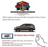 NSW Cashmere Brown Metallic Hyundai 2K Direct Gloss Spray Paint 300 Grams