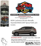 NSW Cashmere Brown Metallic Hyundai BASECOAT Spray Paint 300 Grams