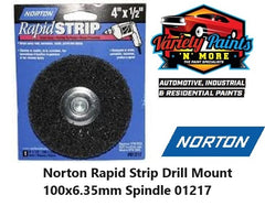 Norton Rapid Strip Drill Mount 100x6.35mm Spindle 01217