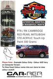 P78 / RK CAMBRIDGE RED PEARL MITSUBISHI STD Basecoat Touch Up Paint 300 Grams 