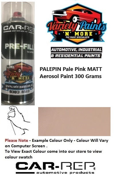 PALEPIN Pale Pink MATT ACRYLIC Aerosol Paint 300 Grams 1IS BOX 2A