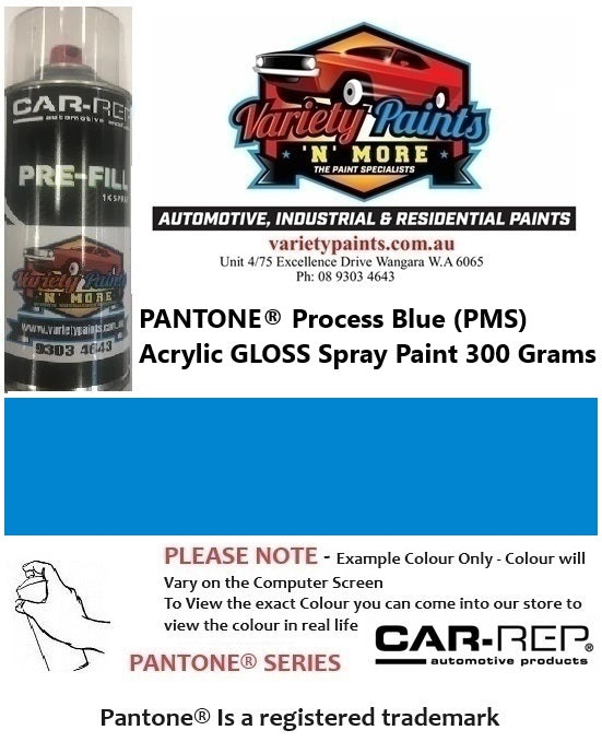 Process Medium Blue Pantone Process Blue Colours: Primary Palette
