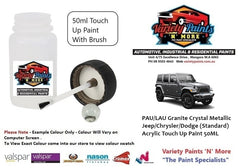 PAU/LAU Granite Crystal Metallic Jeep/Chrysler/Dodge (Standard) Acrylic Touch Up Paint 50ML
