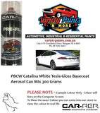 PBCW Catalina White Tesla Gloss Basecoat Aerosol Can Mix 300 Grams