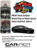 PBSB Tesla Eclipse Black/Sierra Black Spray Paint ACRYLIC 300 Grams