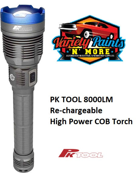 PKTool 8000LM Re-chargeable High Power COB Torch