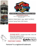 PMS032 PANTONE® Red  MATT ACRYLIC Custom Spray Paint 300 Grams