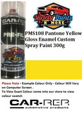 PMS108 PANTONE® Yellow GLOSS Enamel Custom Spray Paint 300g