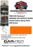 PMS1505 Pantone® ORANGE 303 ACRYLIC GLOSS Finish Custom Spray Paint 300 Grams