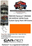 PMS1505 Pantone® ORANGE 303 ACRYLIC SATIN Finish Custom Spray Paint 300 Grams