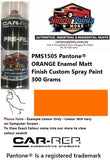 PMS1505 Pantone® ORANGE MATT Finish Enamel Custom Spray Paint 300 Grams