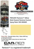PMS2001 Pantone® Yellow MATT Enamel Pantone Custom Spray Paint 300 GRAMS