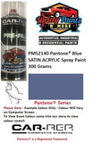 PMS2140 Pantone® Blue SATIN ACRYLIC Spray Paint 300 Grams