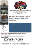 PMS2187 Blue Pantone® MATT ACRYLIC Custom Spray Paint 300 Grams