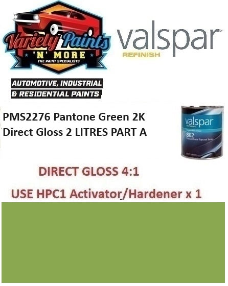 PMS2276 Pantone Green 2K Direct Gloss 2 LITRES